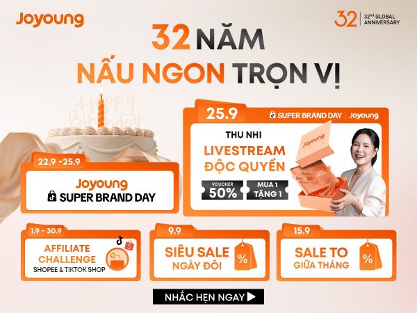 Chuỗi sự kiện tháng 9:  "Sinh nhật 32 năm Joyoung toàn cầu"