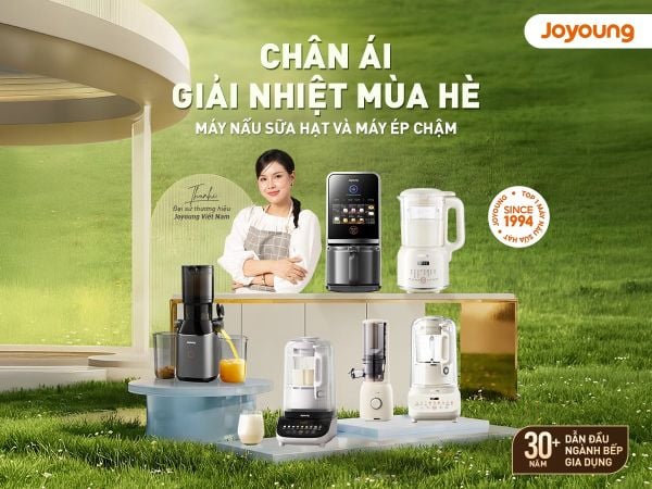 Bộ đôi “chân ái mùa hè”: Máy nấu sữa hạt và Máy ép chậm