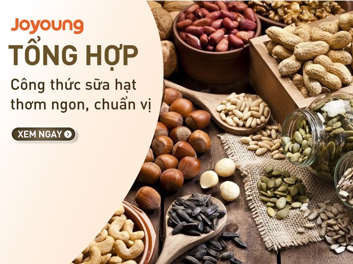 Tổng hợp các công thức sữa hạt, món ngon làm bằng JSCB-K7 Pro dễ làm tại nhà