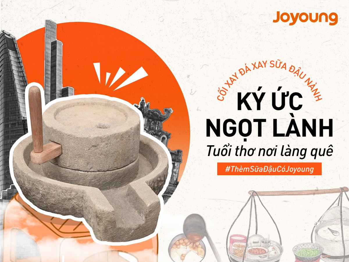 Cối đá xay sữa đậu nành - Tuổi thơ nơi làng quê