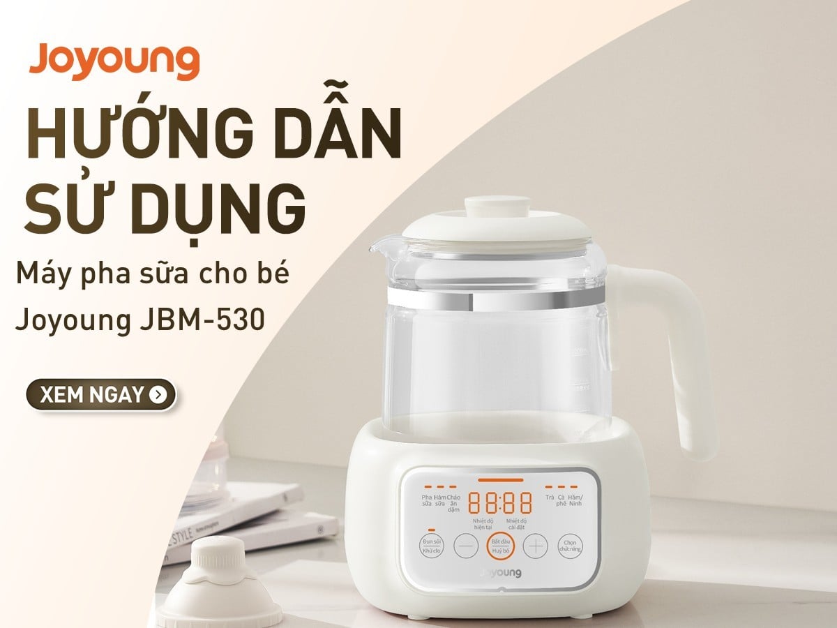 Hướng dẫn sử dụng máy pha sữa thông minh JBM-530