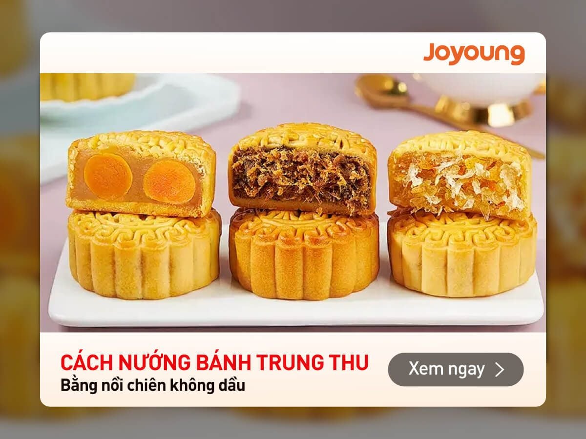 Cách làm bánh trung thu nướng bằng nồi chiên không dầu đơn giản tại nhà