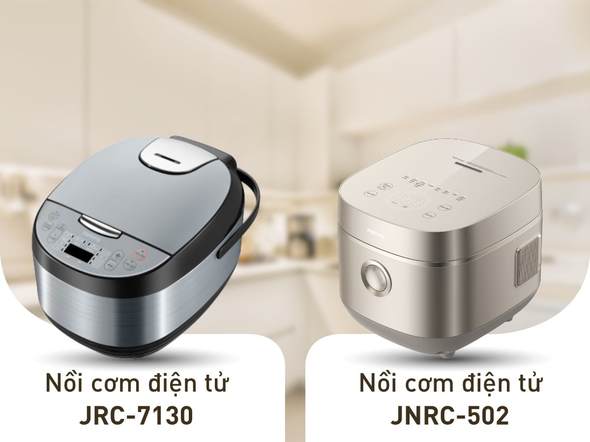 So sánh nồi cơm điện tử JRC-7130 và nồi cơm điện tử chống dính tự nhiên JNRC-502