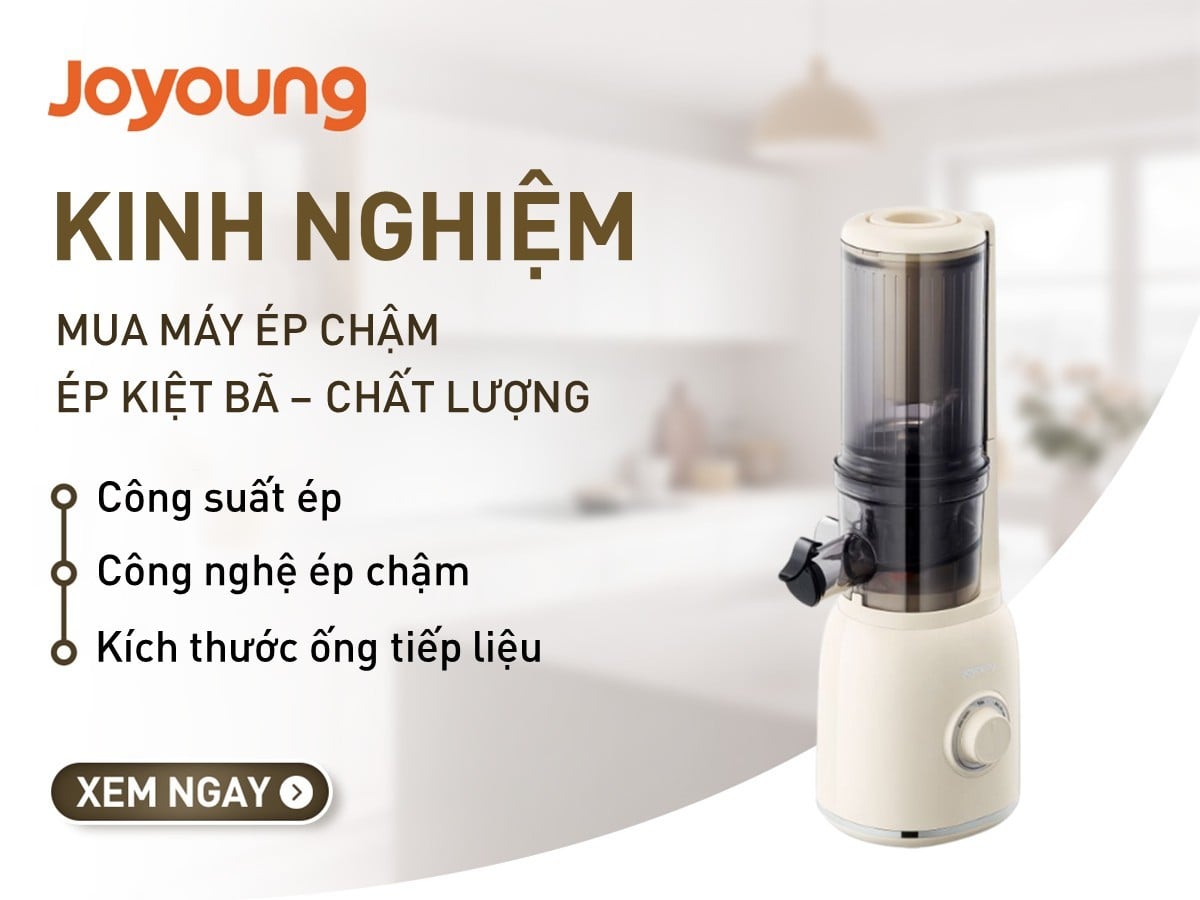 Kinh nghiệm mua máy ép chậm chất lượng cho mọi nhà