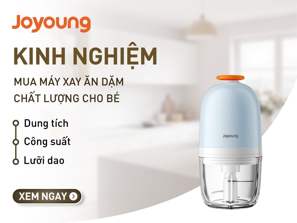 Kinh nghiệm mua máy xay ăn dặm chất lượng cho bé