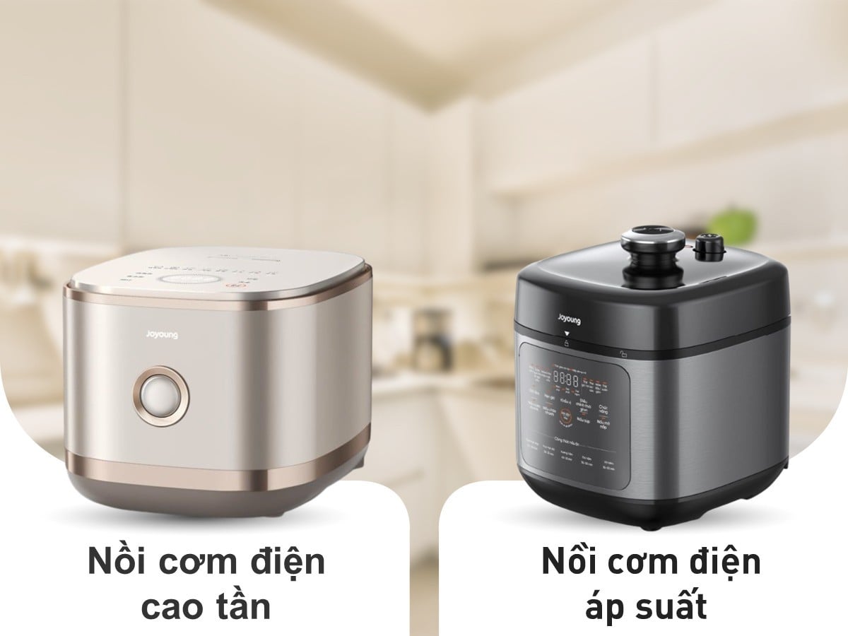 So sánh nồi cơm điện cao tần và nồi cơm áp suất