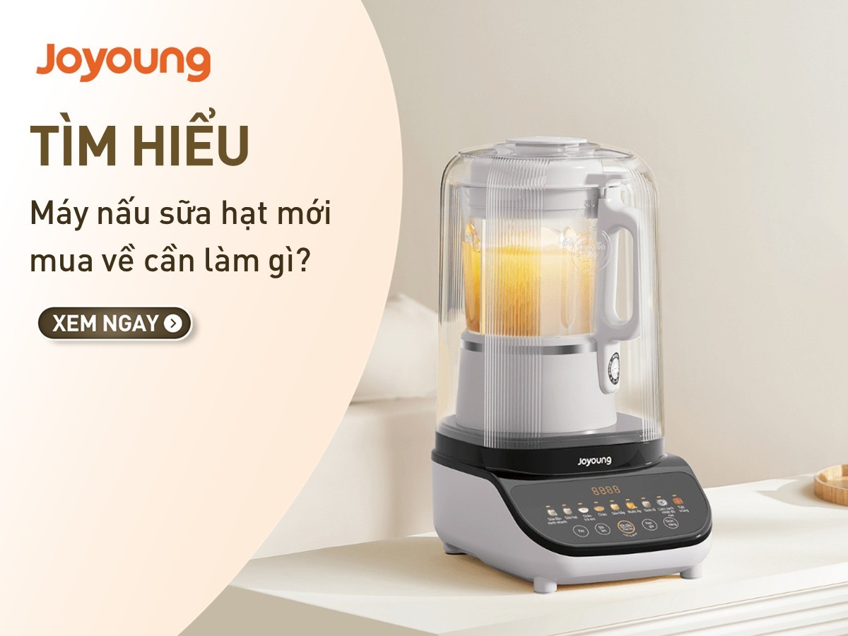 Những điều cần lưu ý khi mới mua máy nấu sữa hạt