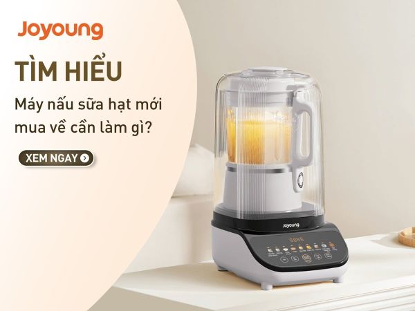 Những điều cần lưu ý khi mới mua máy nấu sữa hạt