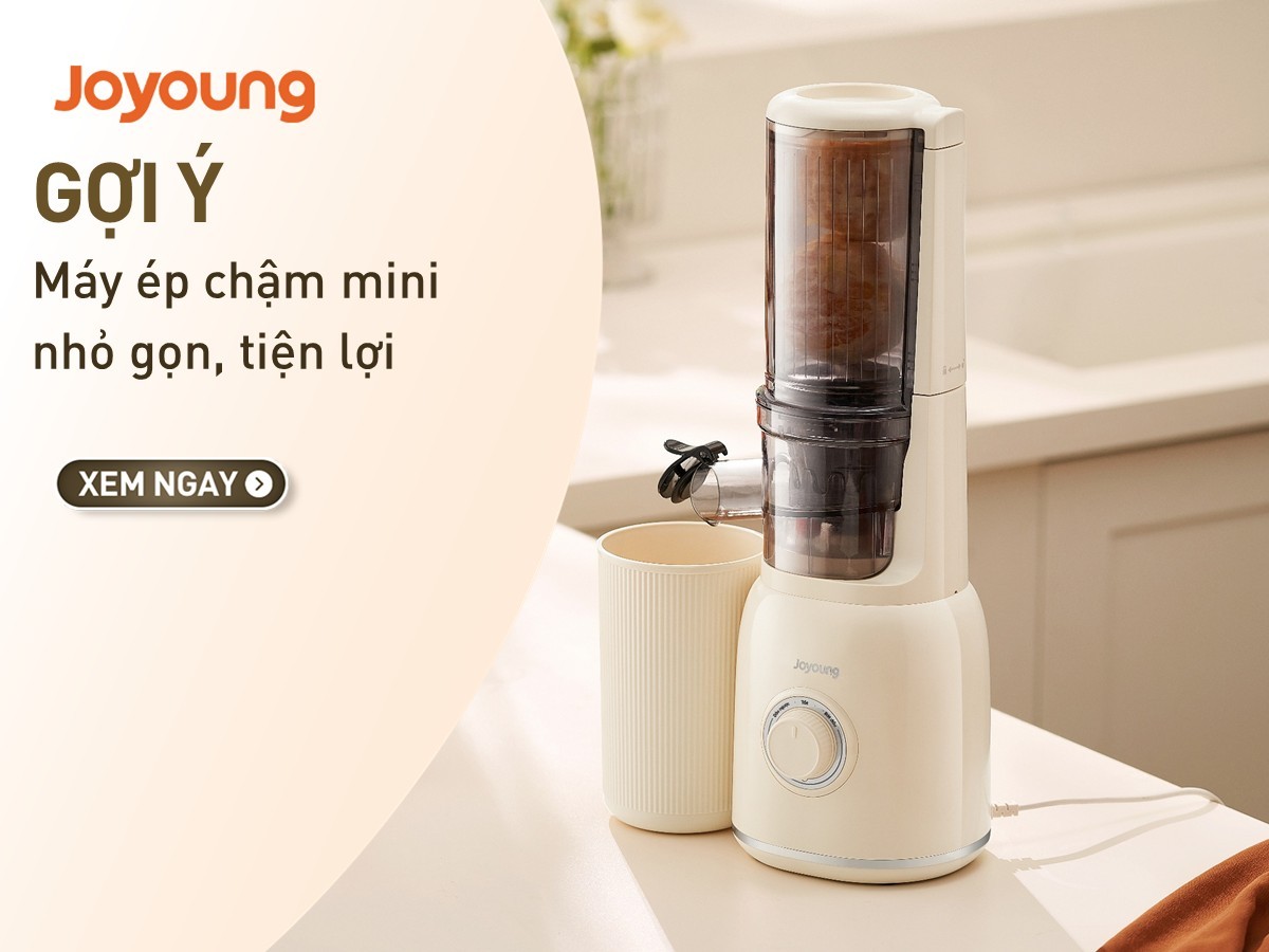 Top 2 mẫu máy ép chậm mini nhỏ gọn tiện lợi