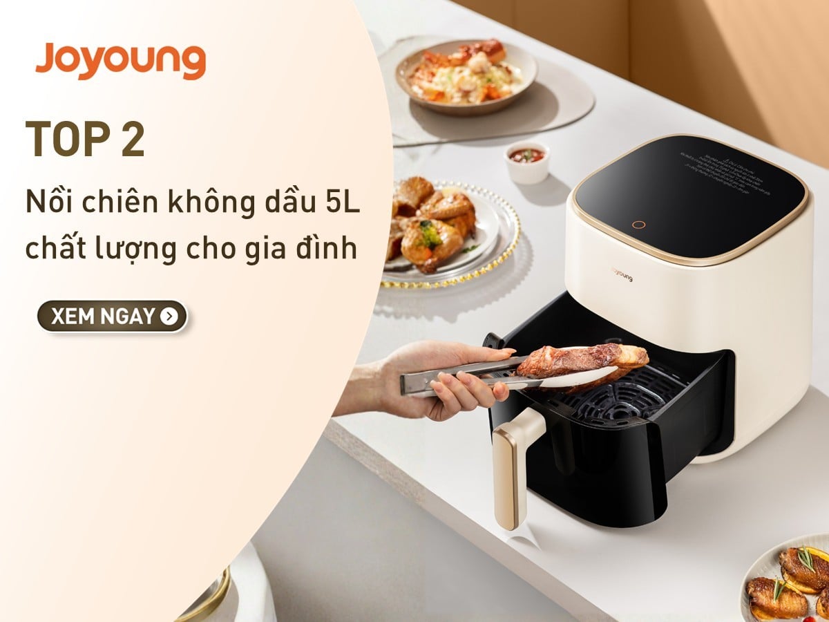 Top 2 nồi chiên không dầu 5L đáng mua nhất cho gia đình
