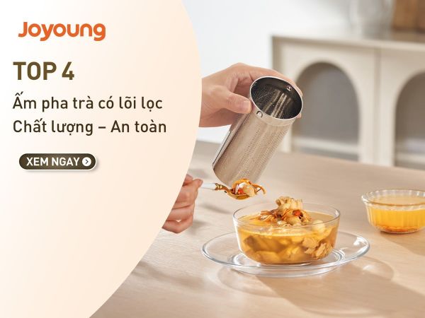 Review 4 ấm pha trà có lõi lọc chất lượng, đáng mua nhất