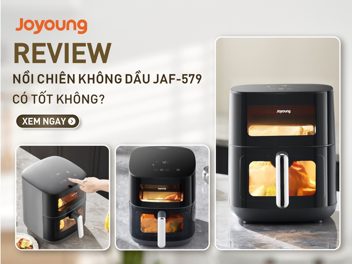 Review nồi chiên không dầu cao cấp JAF-579