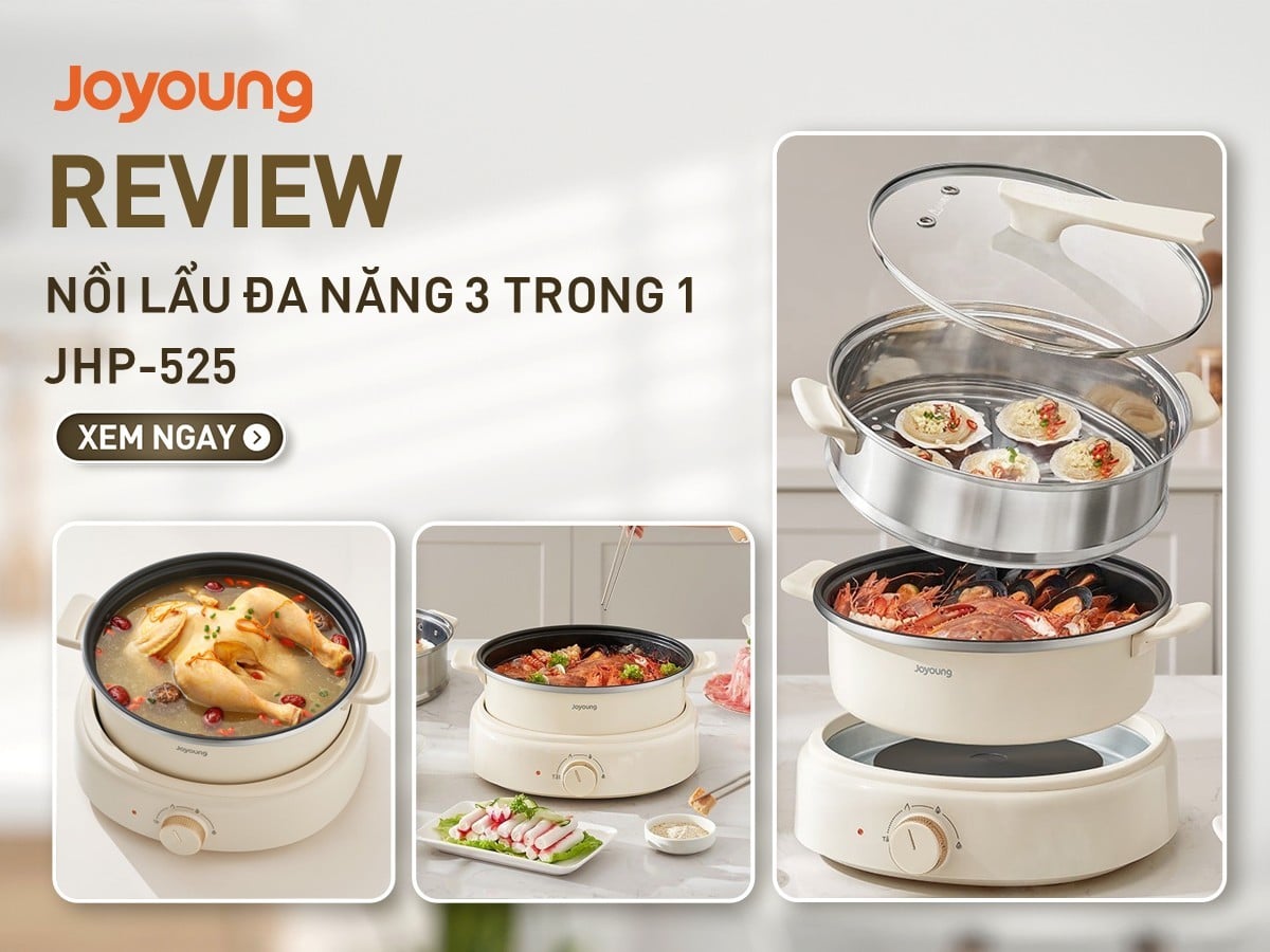 Review nồi lẩu điện Joyoung JHP-525 5L có tốt không?