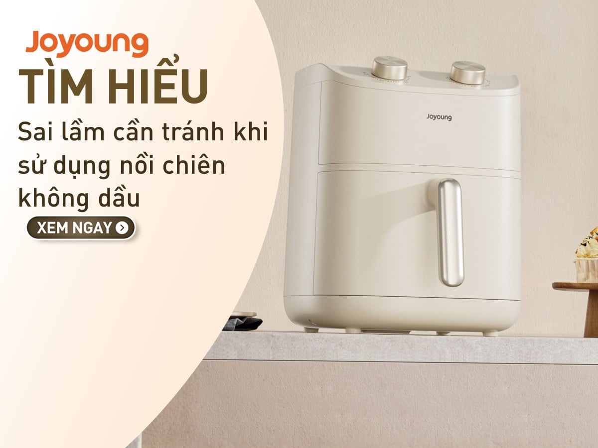Sai lầm cần tránh khi sử dụng nồi chiên không dầu