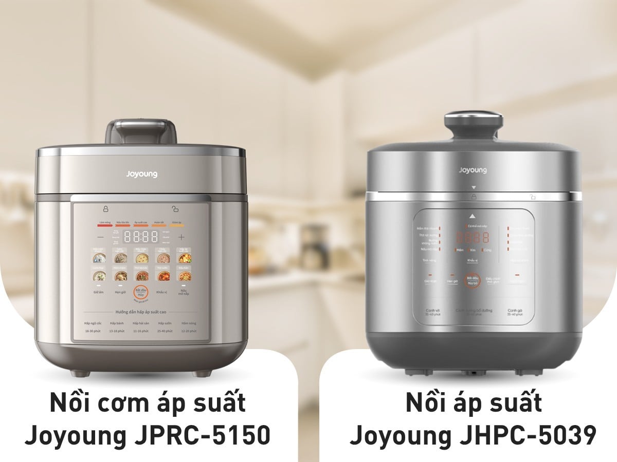 So sánh nồi áp suất JPRC-5150 và nồi áp suất JHPC-5039. Nên mua loại nào?