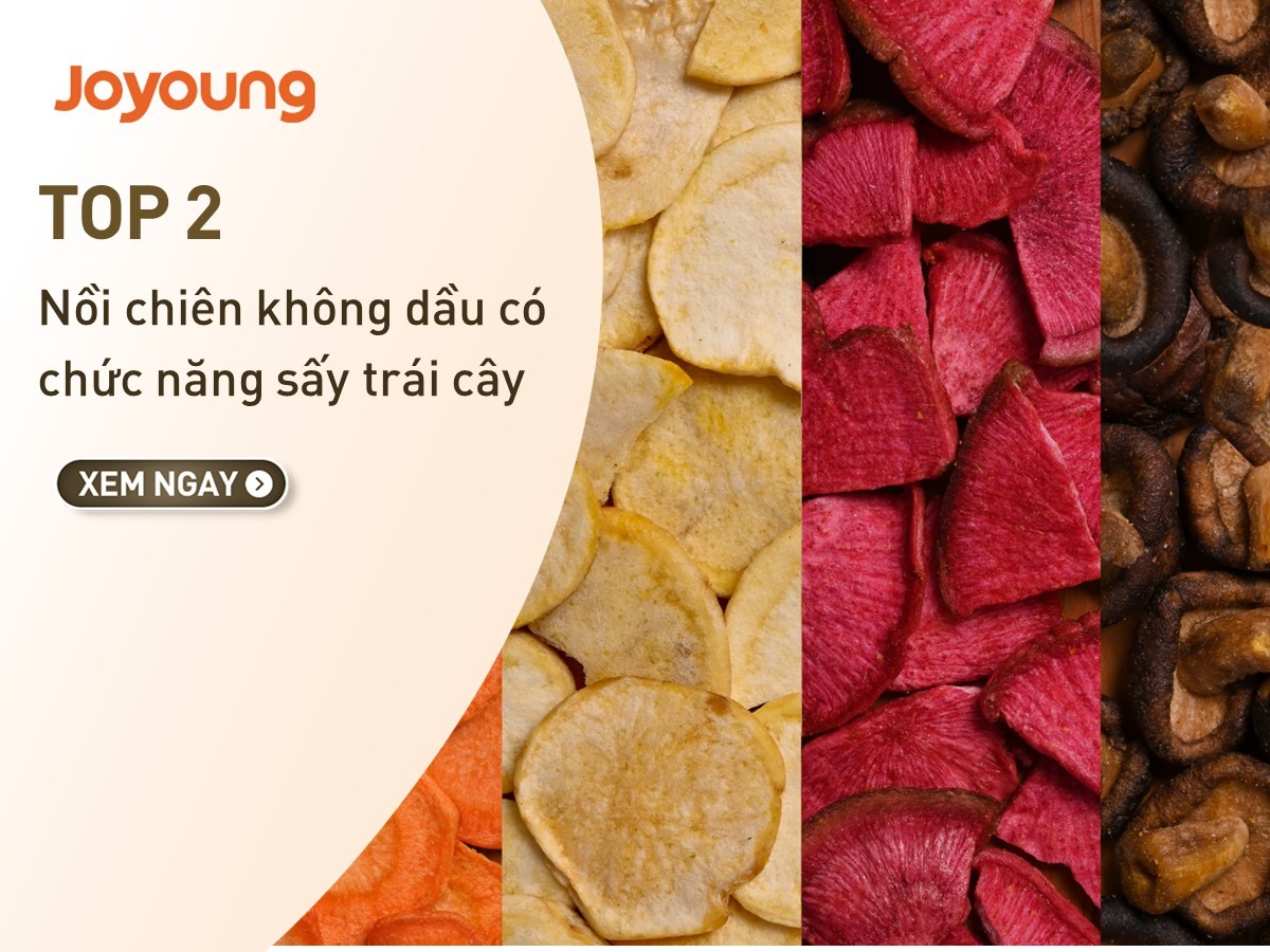 Top 2 nồi chiên không dầu có chức năng sấy trái cây