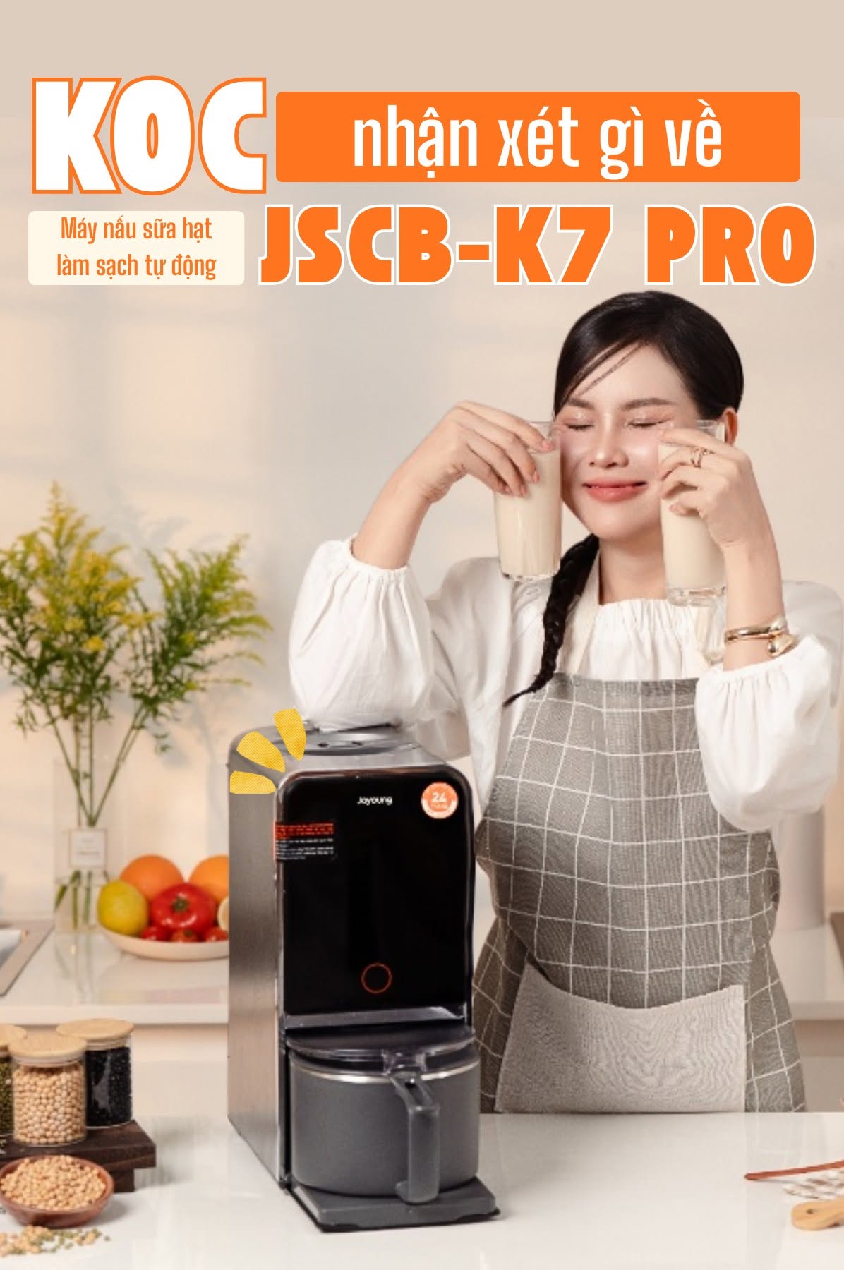 Máy nấu sữa hạt JSCB-K7 PRO