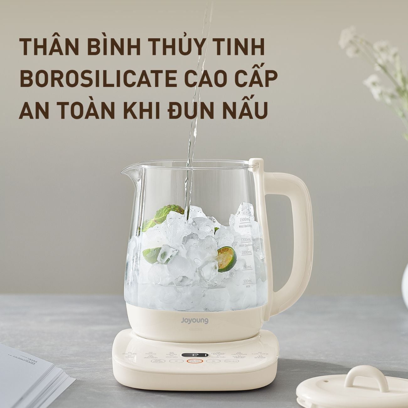 Ấm pha trà có lưới lọc Joyoung JTM-125