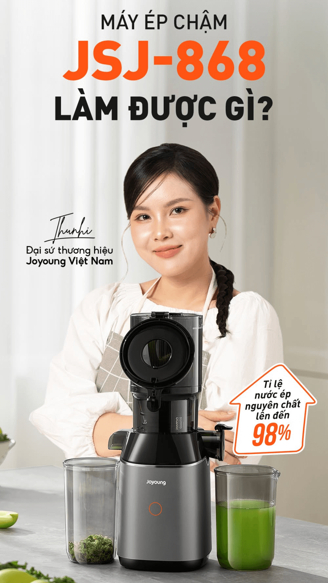 Joyoung Official Store banner phai flash sale