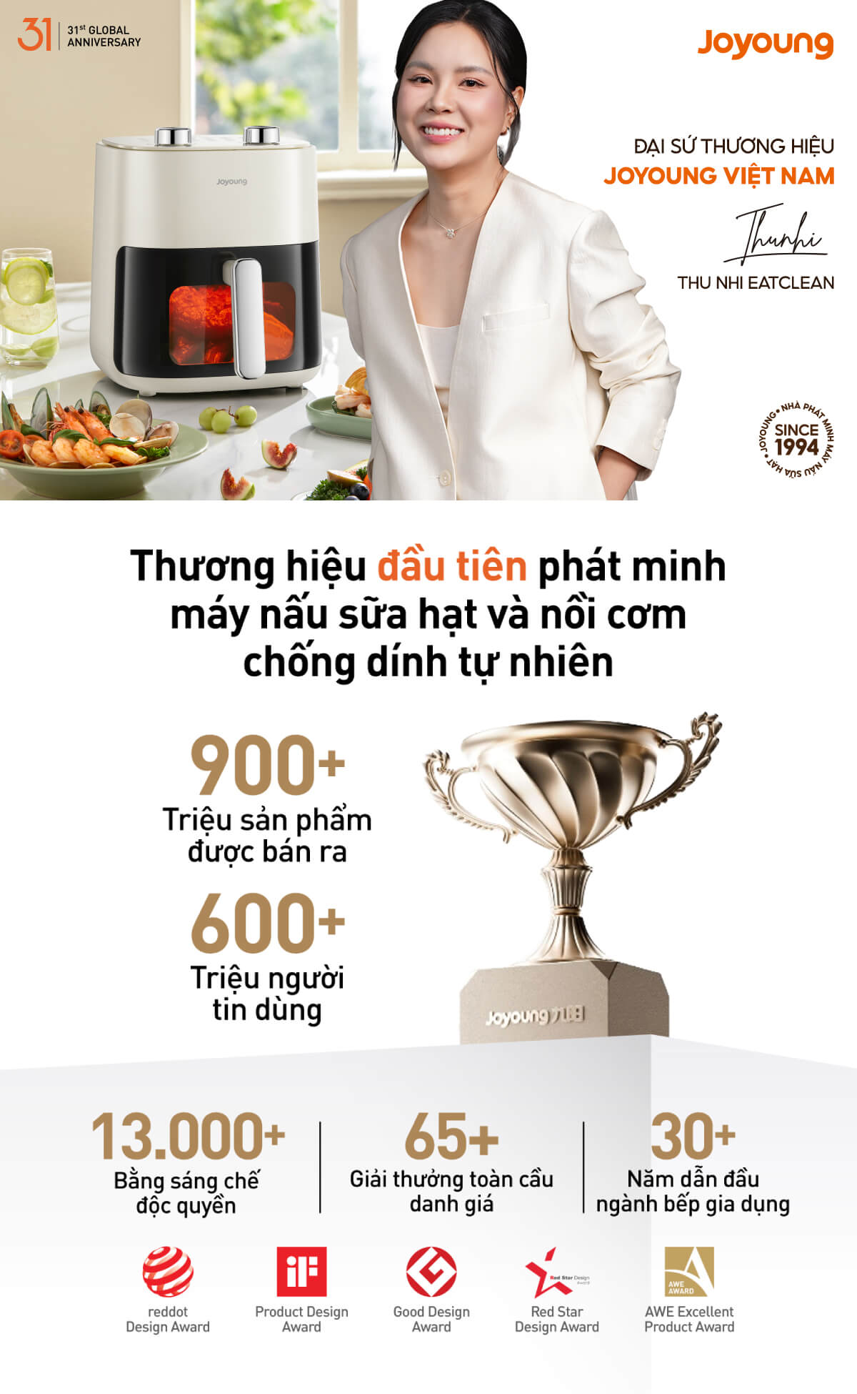 Nồi chiên không dầu Joyoung JAF-565 tại website chính hãng