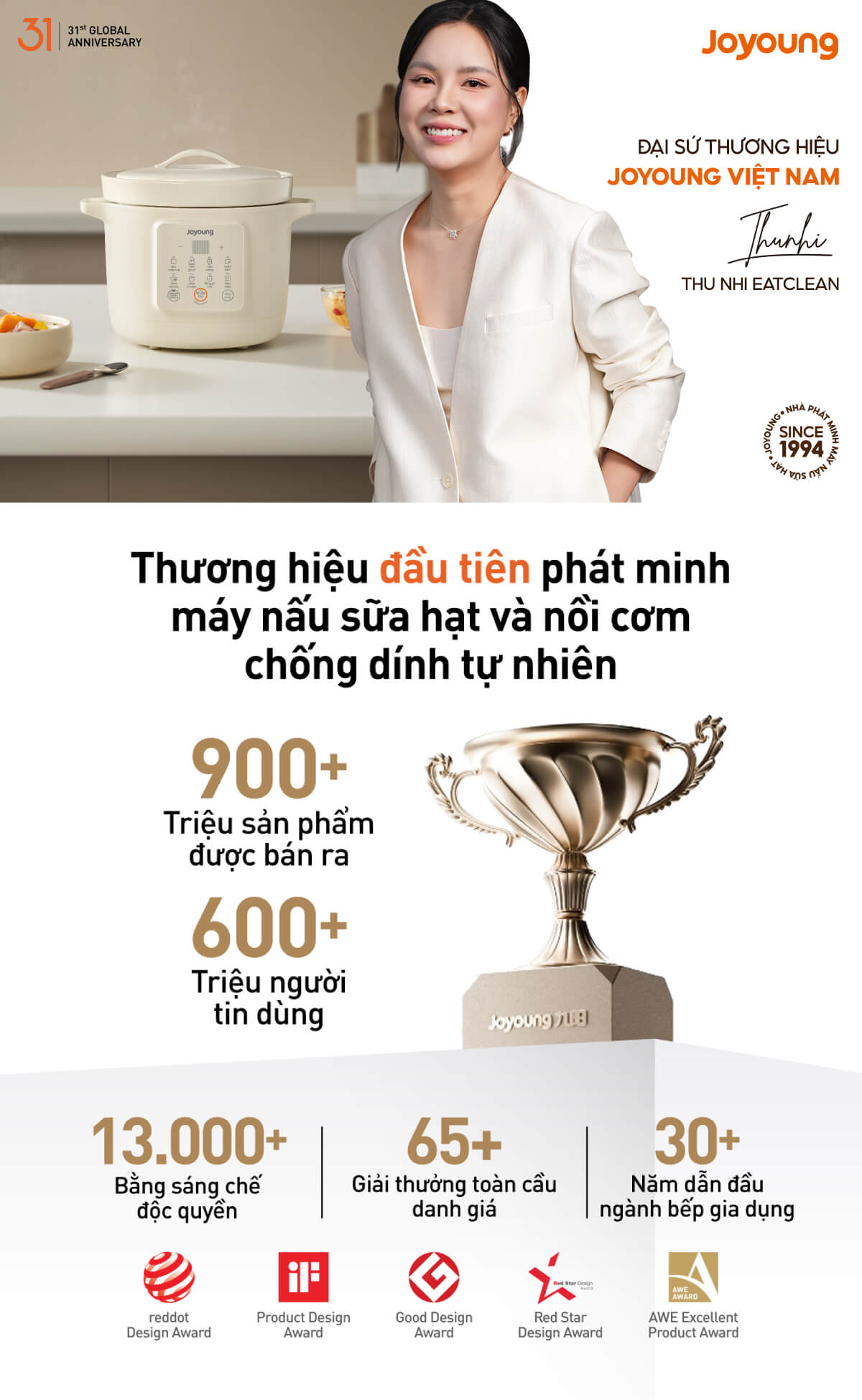Nồi nấu chậm Joyoung JSC-316 mua tại website độc quyền chính hãng