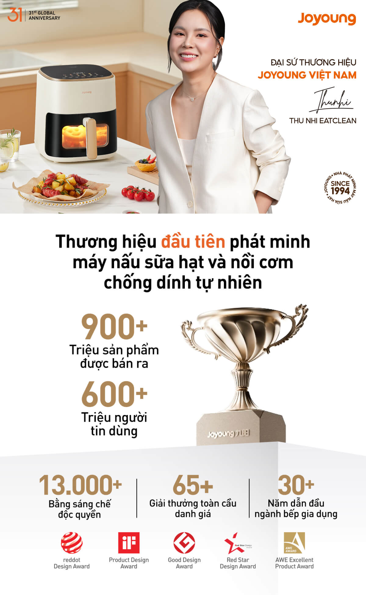 Nồi chiên không dầu Joyoung JAF-566 tại website chính hãng giá tốt