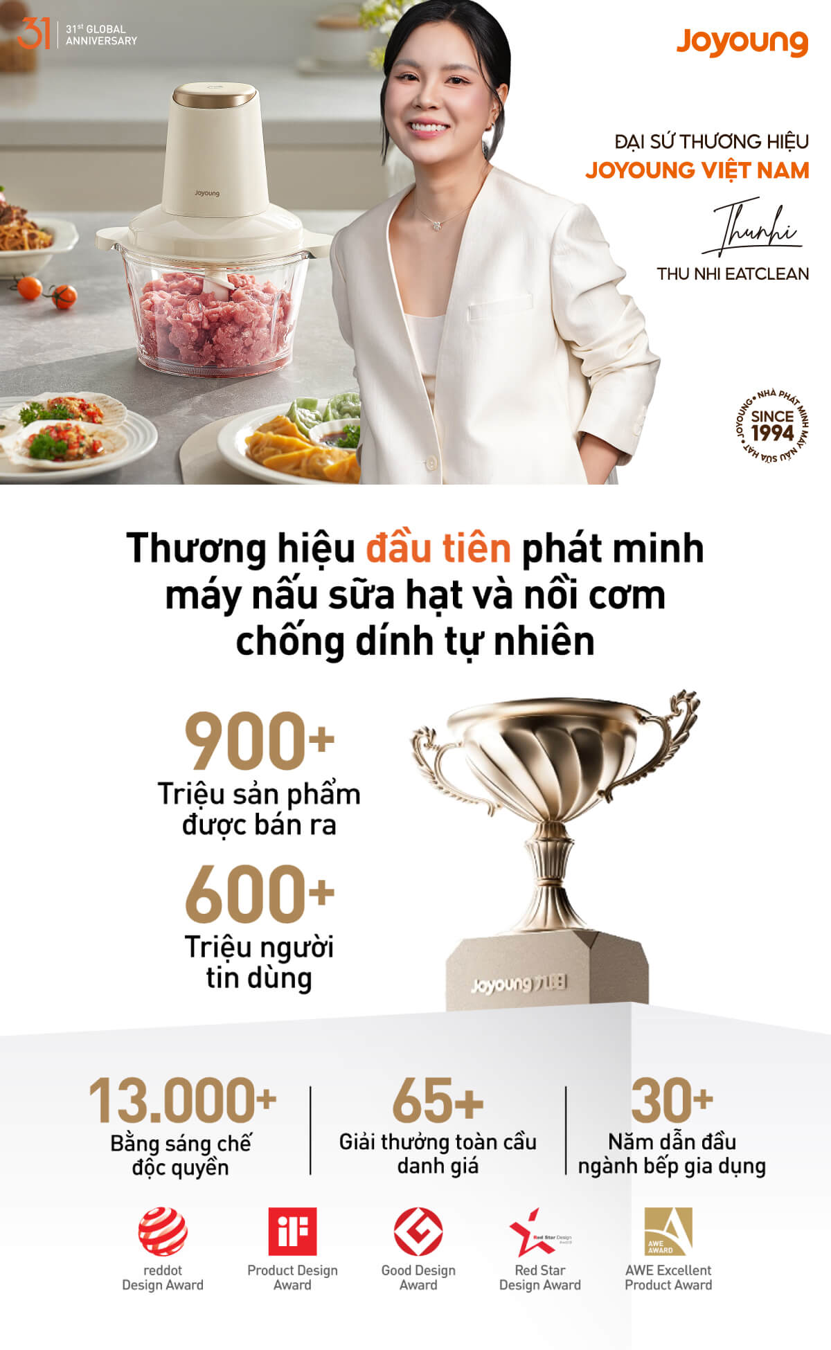 Máy xay thực phẩm Joyoung JFC-305