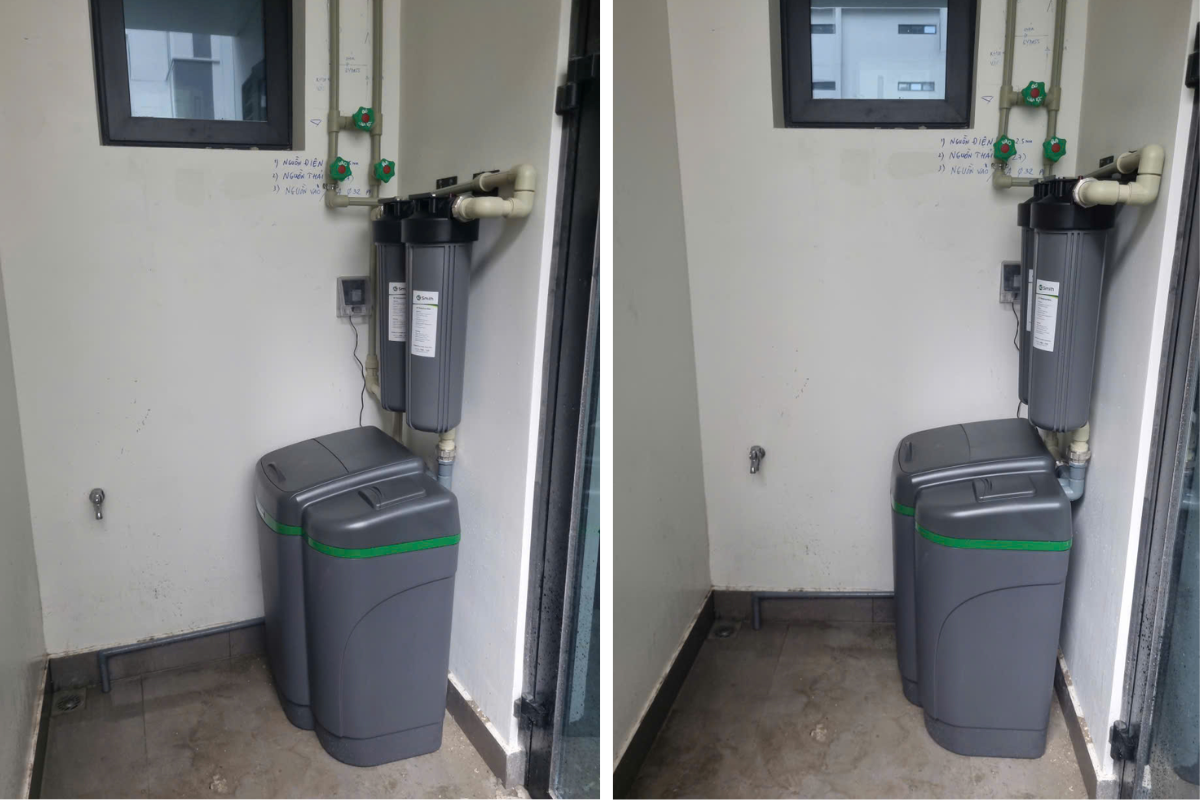 Hình thực tế hệ thống lọc nước đầu nguồn AO Smith AOW-S400 STD