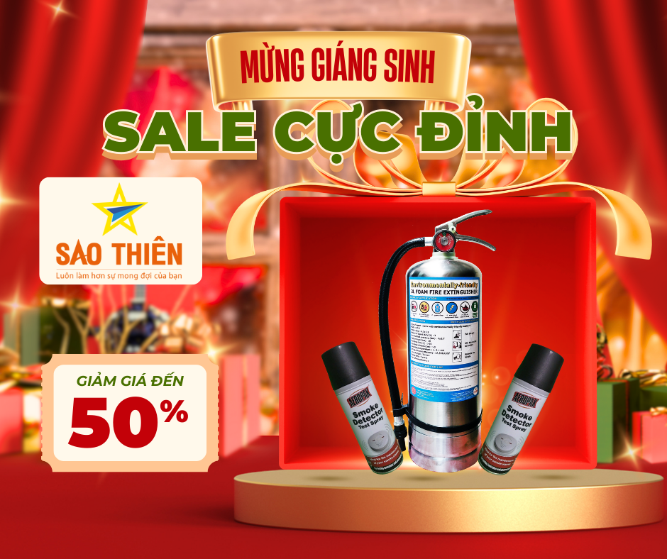 Ưu đãi Giáng Sinh lớn nhất trong năm dành cho thiết bị phòng cháy chữa cháy