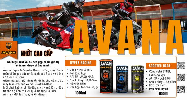 AVANA HYPER RACING & SCOOTER RACE   “ĐẮT LÚC MUA – RẺ KHI DÙNG”