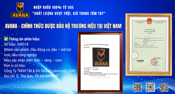 AVANA – KHẲNG ĐỊNH VỊ THẾ THƯƠNG HIỆU DẦU NHỚT CHÍNH HÃNG TẠI VIỆT NAM