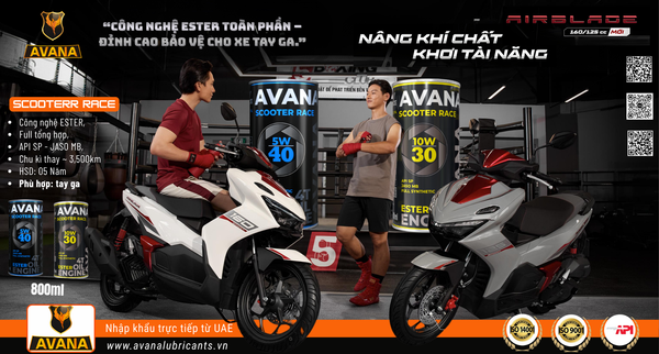 AVANA SCOOTER RACE – SINH RA CHO DÒNG XE GA MẠNH MẼ NHƯ AIR BLADE 160