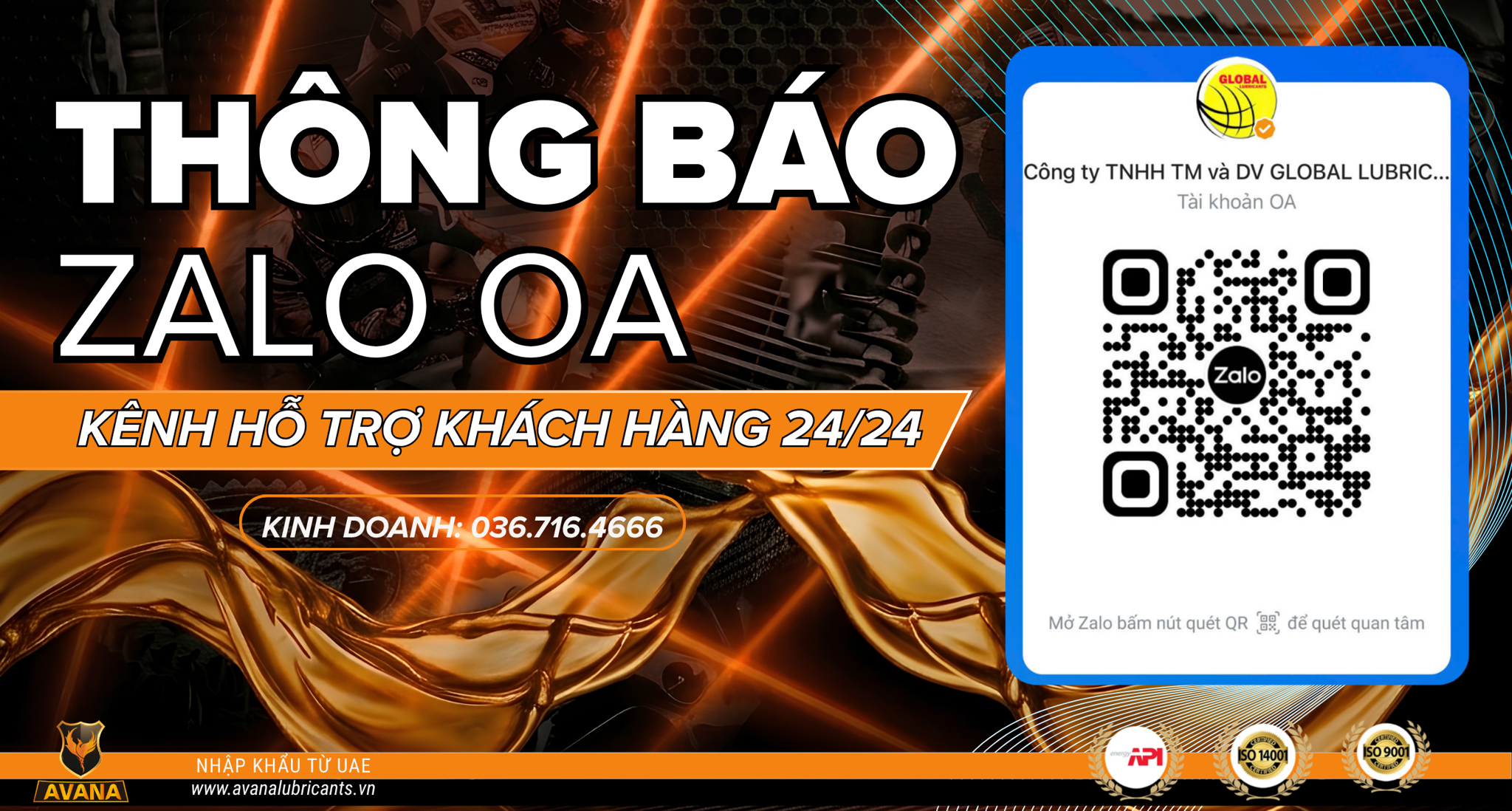 📢 THÔNG BÁO MỞ THÊM KÊNH HỖ TRỢ KHÁCH HÀNG ZALO OA