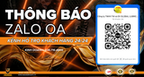 📢 THÔNG BÁO MỞ THÊM KÊNH HỖ TRỢ KHÁCH HÀNG ZALO OA