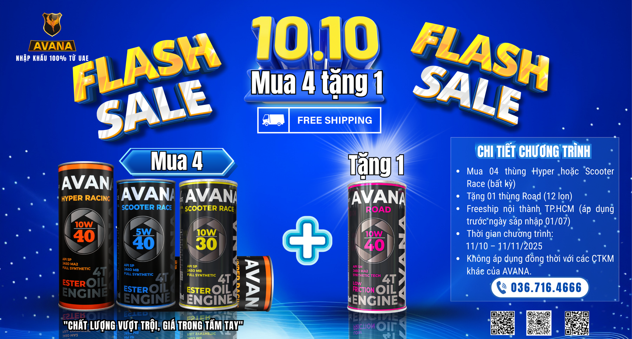 TẶNG 12 LON ROAD KHI MUA 4 THÙNG HYPER/SCOOTER RACE BẤT KỲ