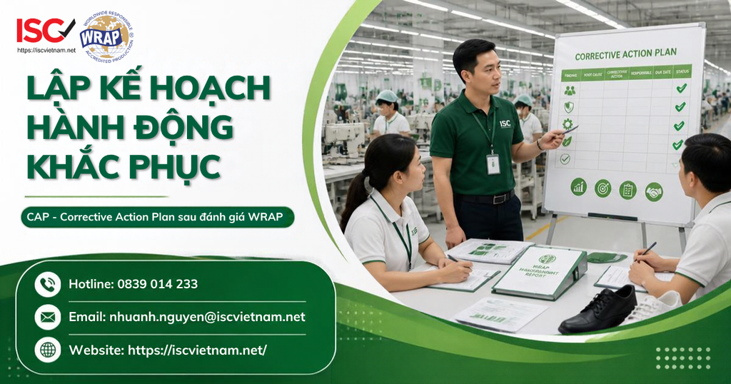 HƯỚNG DẪN CHI TIẾT CÁCH LẬP KẾ HOẠCH HÀNH ĐỘNG KHẮC PHỤC (CAP - CORRECTIVE ACTION PLAN) SAU ĐÁNH GIÁ WRAP.