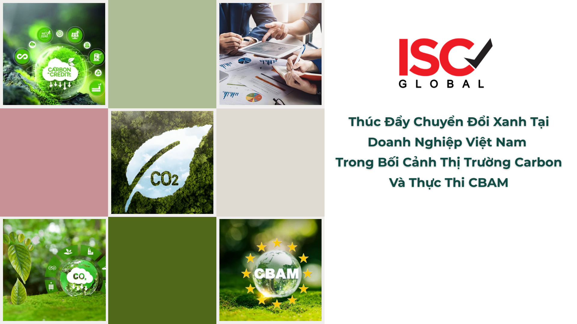 Thúc Đẩy Chuyển Đổi Xanh Tại Doanh Nghiệp Việt Nam Trong Bối Cảnh Thị Trường Carbon Và Thực Thi CBAM
