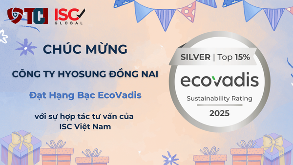 CHÚC MỪNG HYOSUNG ĐỒNG NAI XUẤT SẮC ĐẠT HUY CHƯƠNG BẠC ECOVADIS