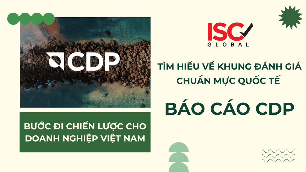 BÀI 1: TÌM HIỂU VỀ KHUNG ĐÁNH GIÁ CHUẨN MỰC QUỐC TẾ - BÁO CÁO CDP