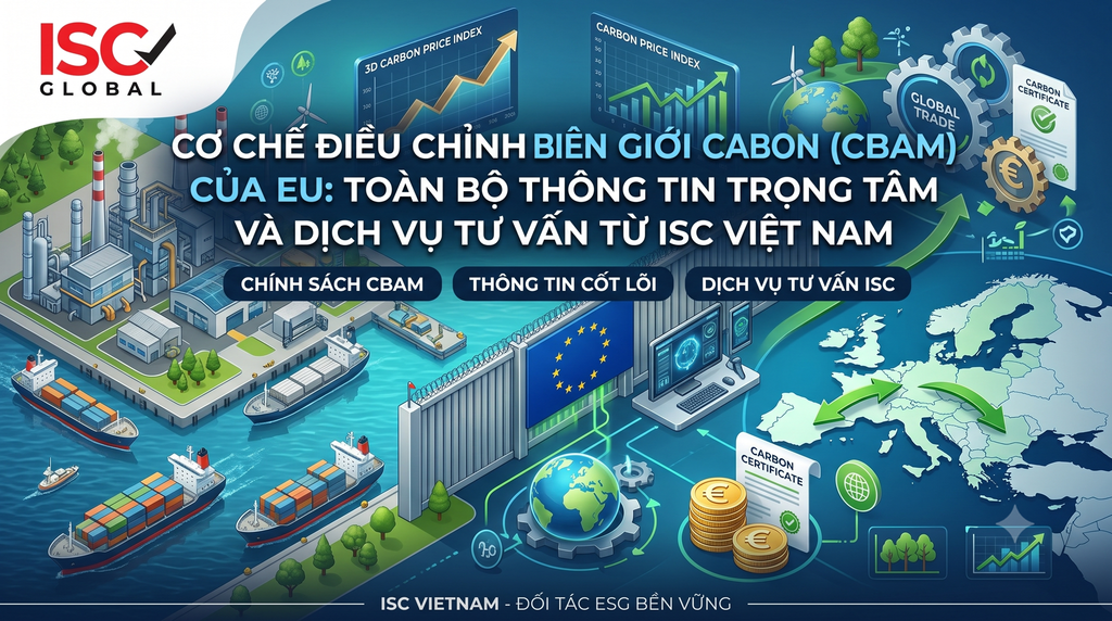 Cơ Chế Điều Chỉnh Biên Giới Carbon (CBAM) Của EU: Toàn Bộ Thông Tin Trọng Tâm Và Dịch Vụ Tư Vấn Từ ISC Việt Nam