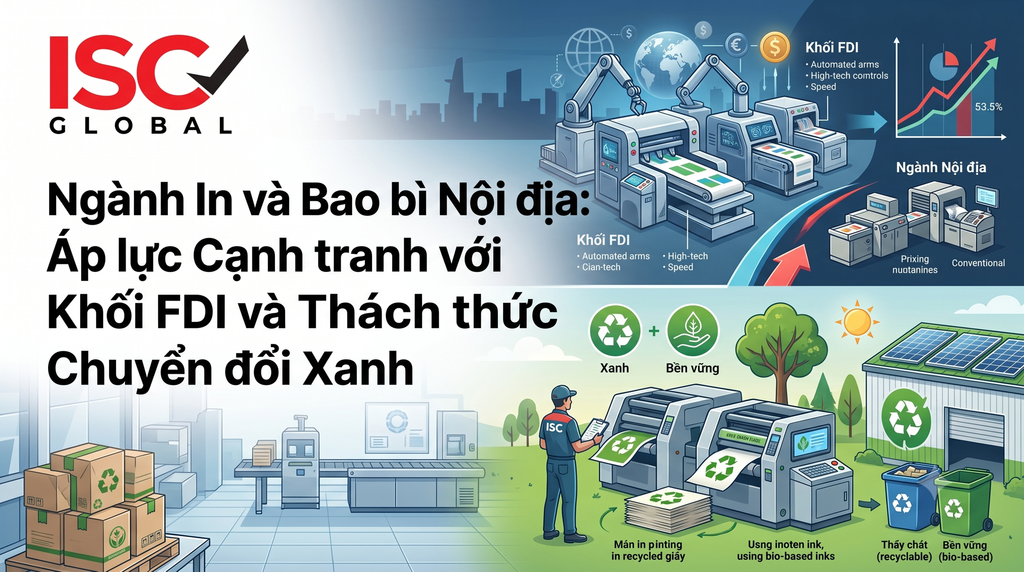 Ngành In và Bao bì Nội địa: Áp lực Cạnh tranh với Khối FDI và Thách thức Chuyển đổi Xanh