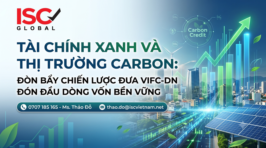 Tài chính xanh và thị trường carbon: Đòn bẩy chiến lược đưa VIFC-DN đón đầu dòng vốn bền vững