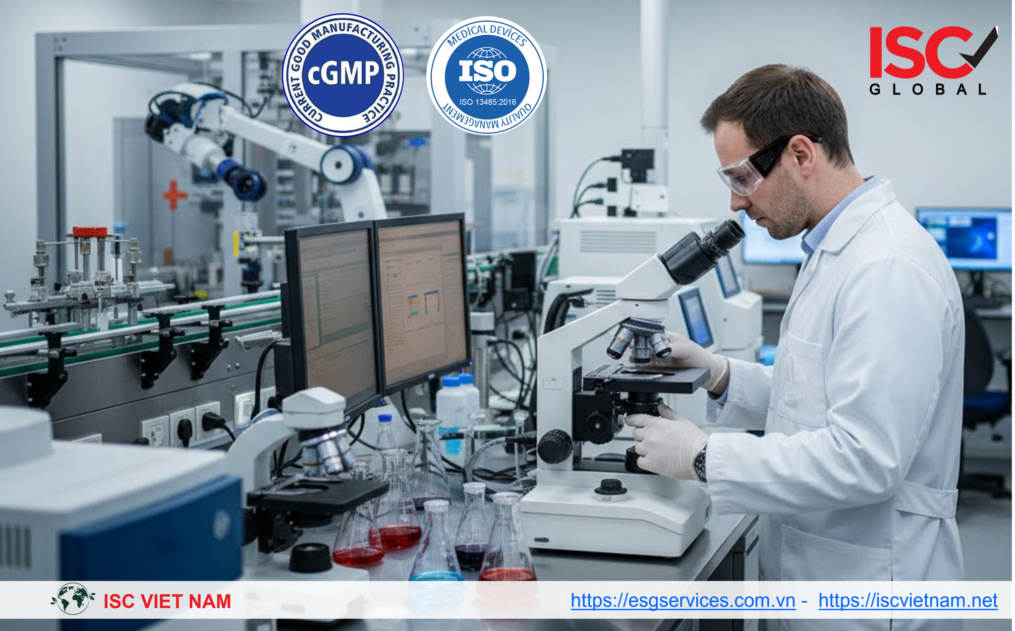CHINH PHỤC ĐỈNH CAO CHẤT LƯỢNG: GIẢI PHÁP TƯ VẤN CHỨNG NHẬN GMP TOÀN DIỆN TỪ ISC VIỆT NAM