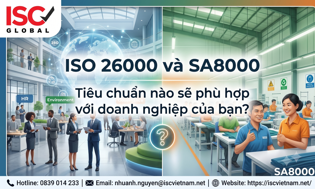 ISO 26000 và SA8000 - Tiêu chuẩn nào sẽ phù hợp với doanh nghiệp của bạn