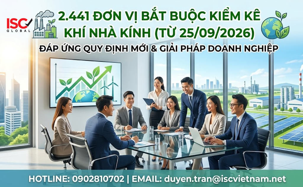 Quy Định Mới Từ Tháng 09/2026: Hơn 2.440 Đơn Vị Bắt Buộc Kiểm Kê Khí Nhà Kính - Giải Pháp Nào Cho Doanh Nghiệp?