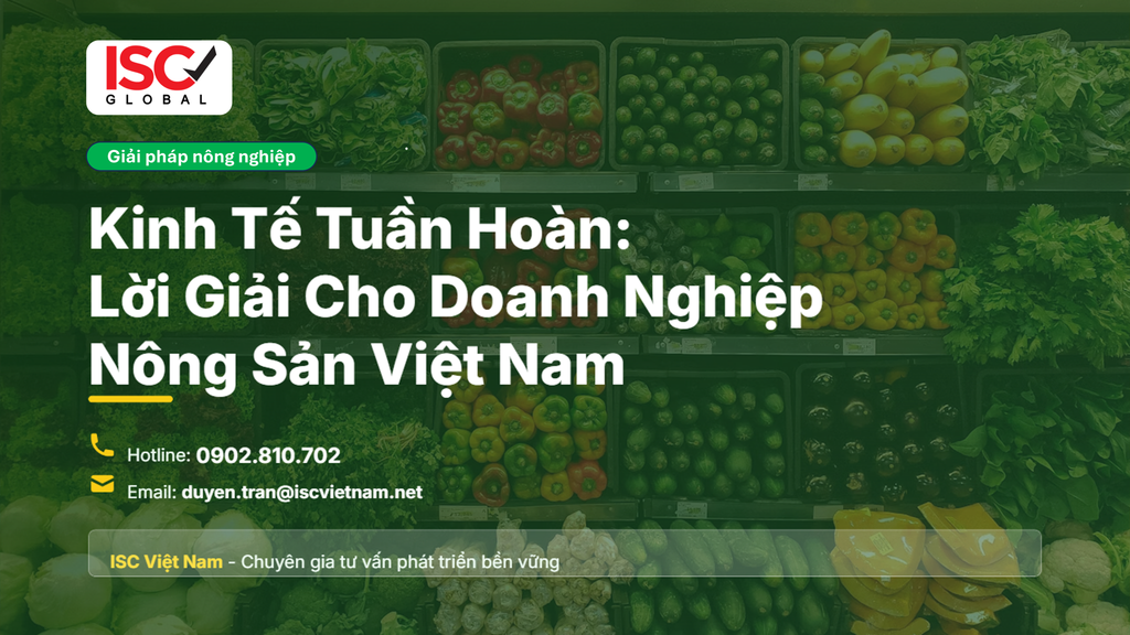 BỨT PHÁ TRONG KỶ NGUYÊN MỚI: KINH TẾ TUẦN HOÀN - LỜI GIẢI CHO BÀI TOÁN PHÁT TRIỂN BỀN VỮNG CỦA DOANH NGHIỆP NÔNG SẢN VIỆT NAM