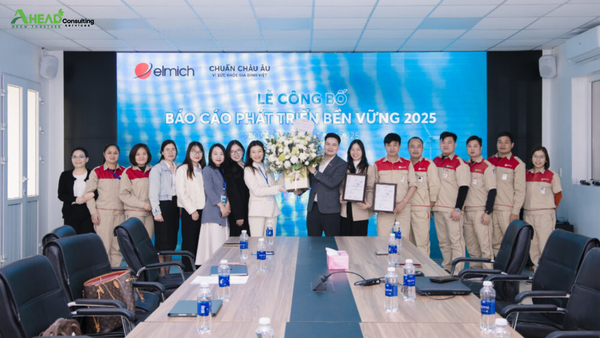 AHEAD đồng hành cùng Elmich công bố Báo cáo Phát triển Bền vững 2025 theo chuẩn GRI