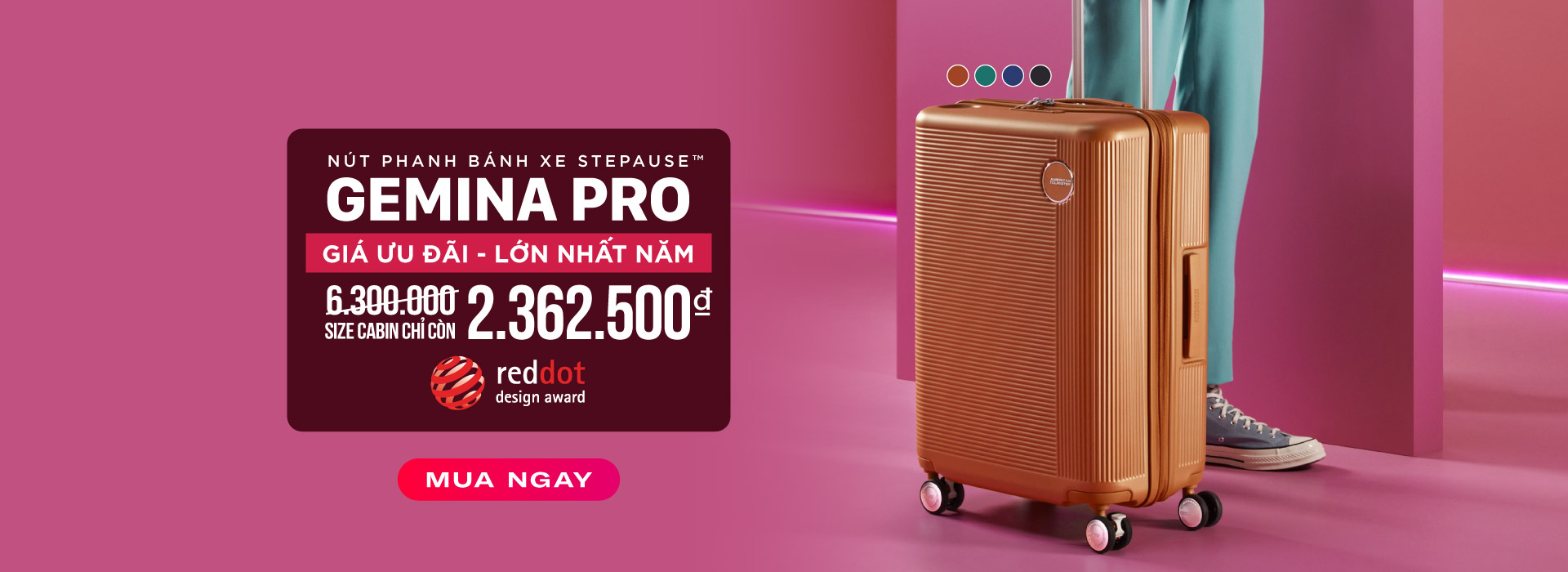 Vali kéo Gemina Pro