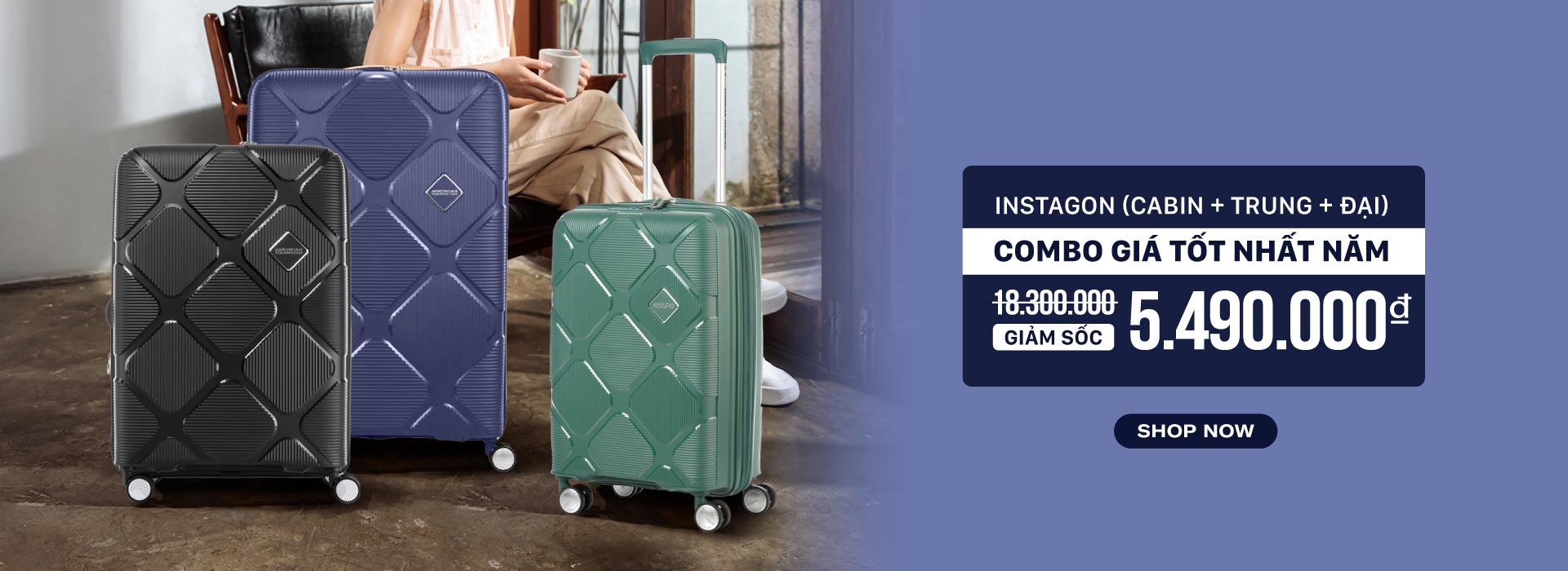 Combo 3 size vali Instagon