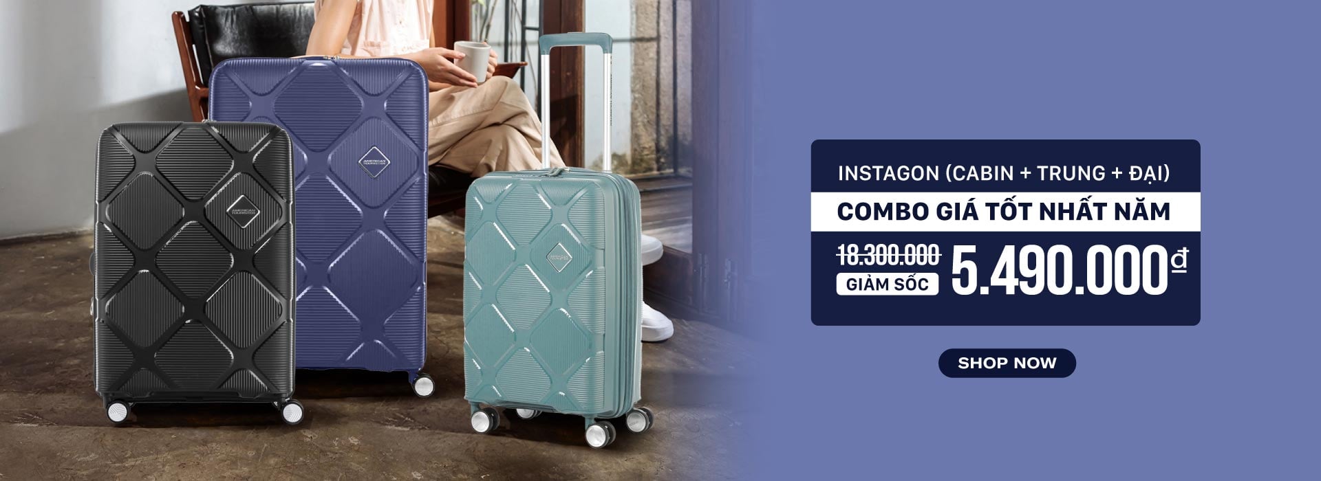 Combo 3 size vali Instagon